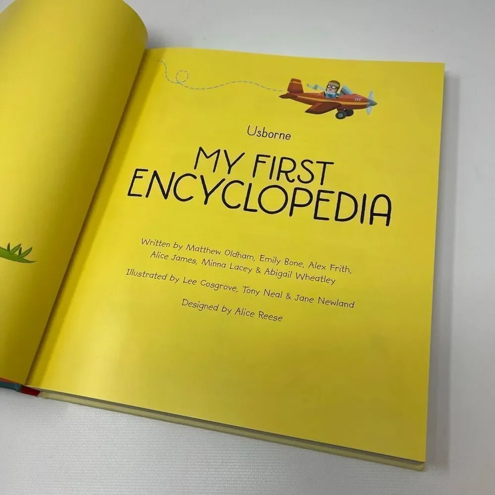 Usborne My First Encyclopedia Hard Back Book Matthew Oldham Preowned